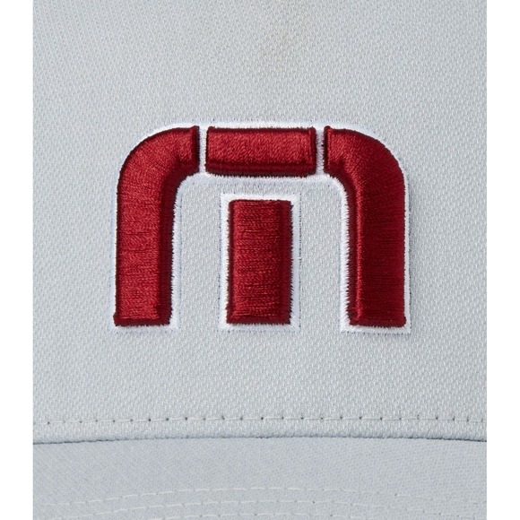 Travis Matthew Golf Grey Adjustable Snapback Trucker Hat Cap Wisconsin State  WI - Picture 5 of 5